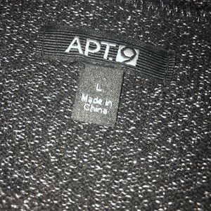 Apt 9 women’s top black and silver size large